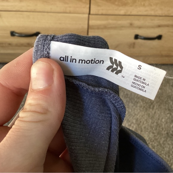 Ribbed long sleeve top with front twist - Picture 2 of 2